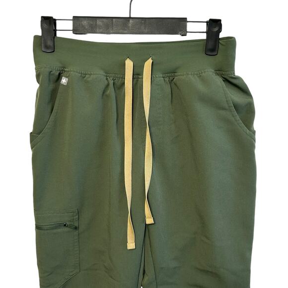 FIGS Zamora Jogger Scrub Pants Women's Sz XS Moss Healthcare Comfort Stretch - Picture 5 of 7